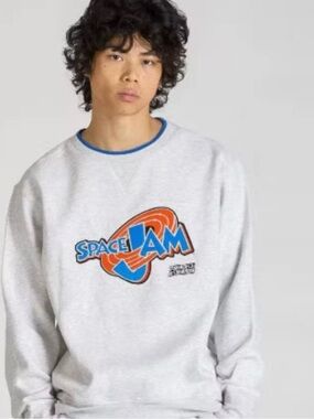 Space Jam March Madness Adult Crew Sweatshirt Limited Edition New